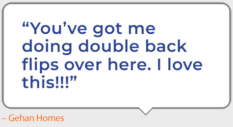 Conversion Marketing For Homebuilders - client quote